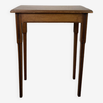 Mid-height wooden side table