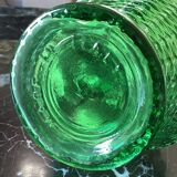 Italian glass decanter green