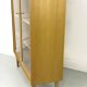 Mid Century Display Case in light oak by WK Möbel, 1970s