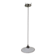 Suspension vintage en opaline blanche dentelée