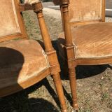 Empire era armchair pair