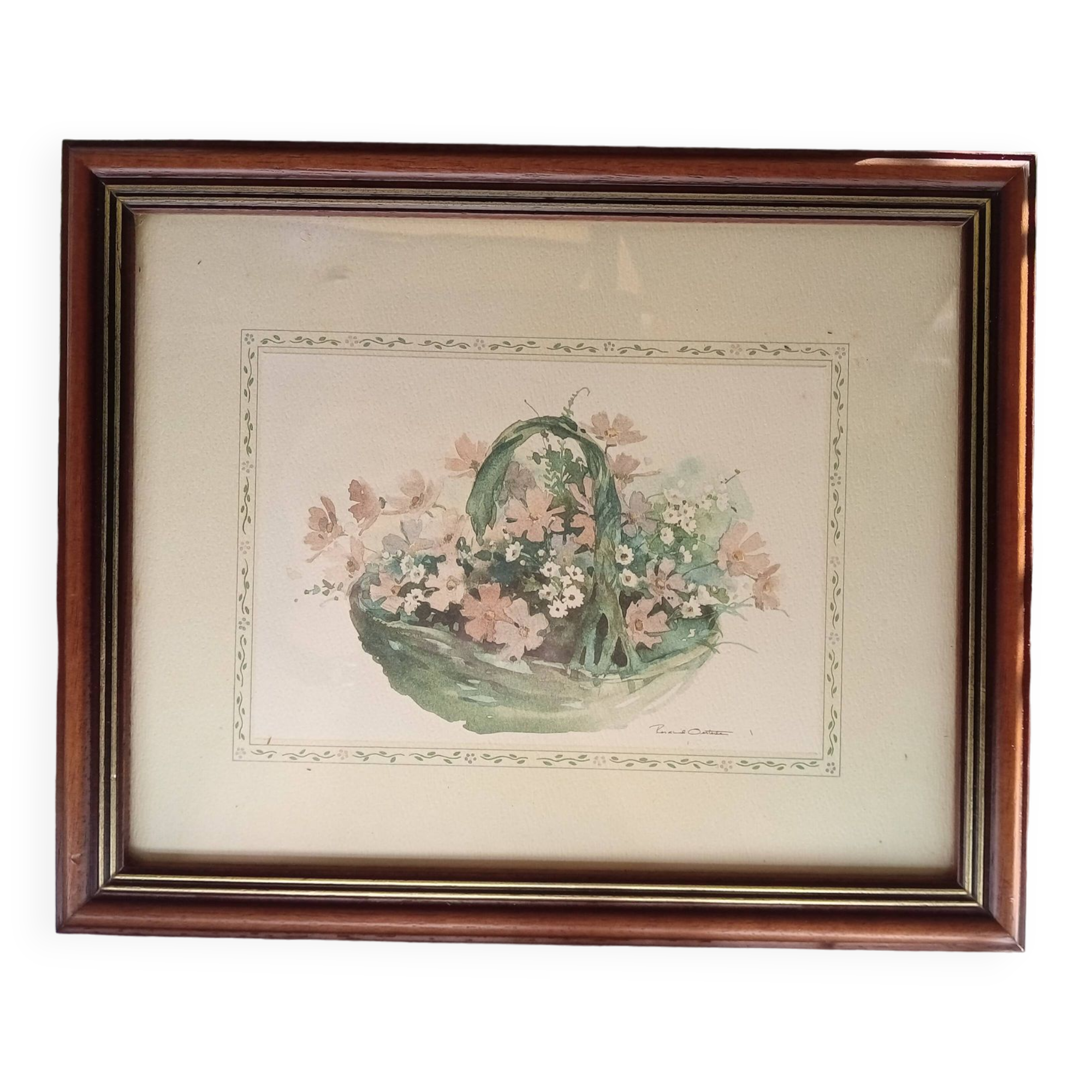 Country bouquet painting