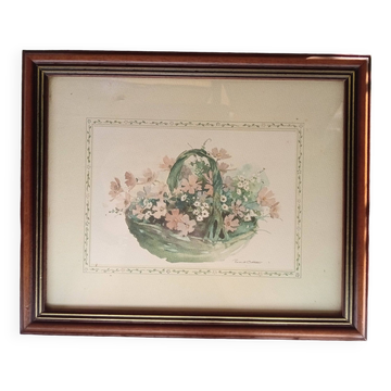 Country bouquet painting