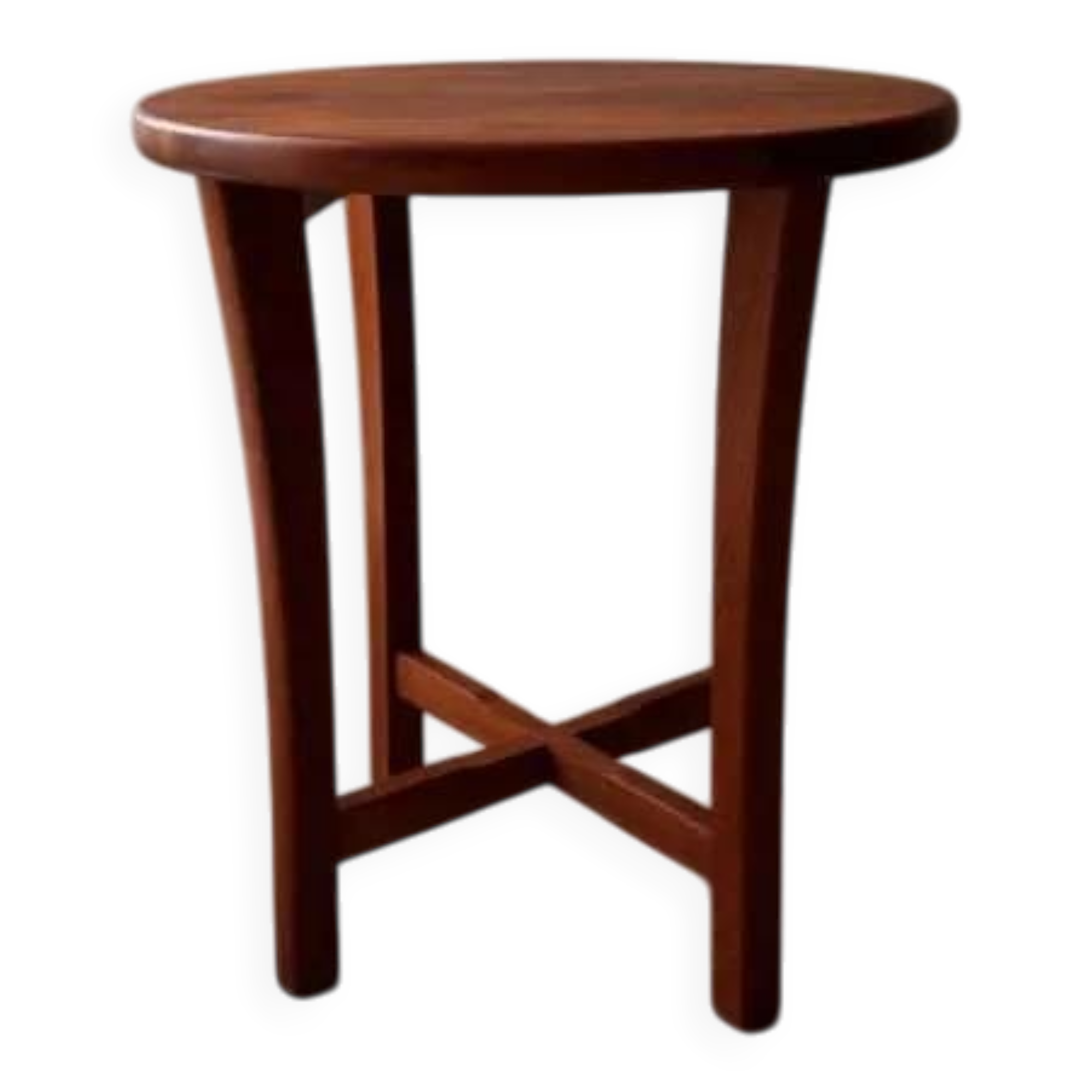 Danish solid teak side table from the 1960s.