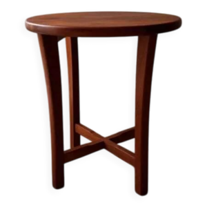 Table d'appoint en teck - massif 1960