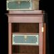 Elegant notary's cardboard box in mahogany, early 20th century.