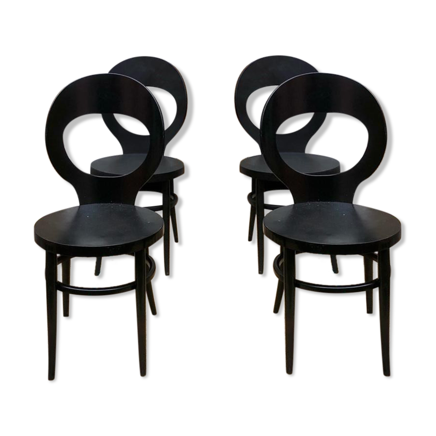 4 Seagull chairs by Baumann