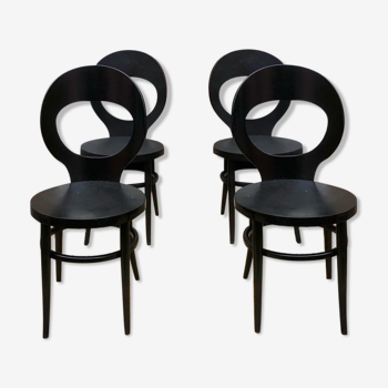4 chaises mouette par baumann