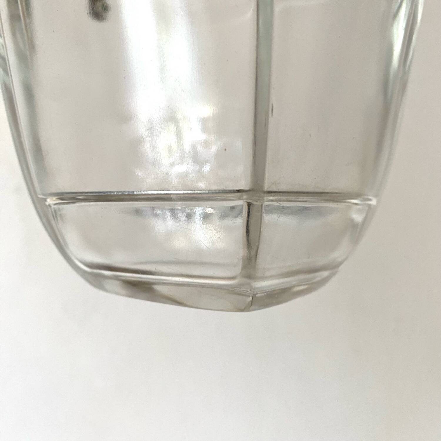 Strömbergshyttan vintage glass and stainless steel ice bucket