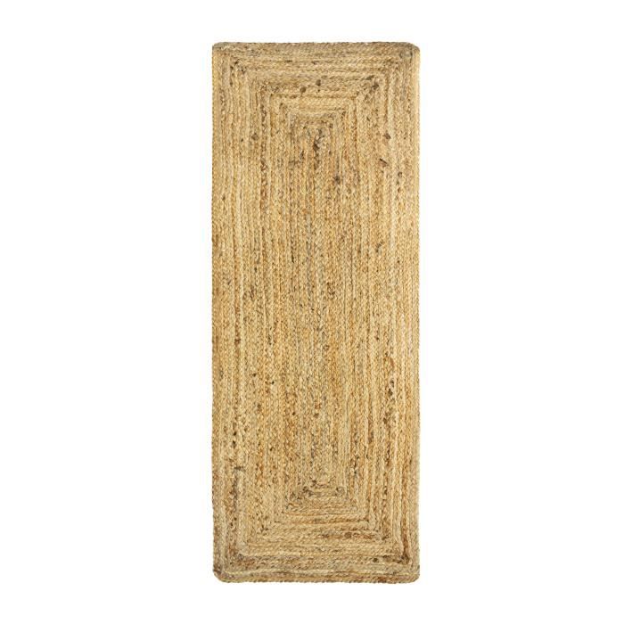 Corridor carpet in jute 45x120 cm