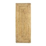 Corridor carpet in jute 45x120 cm