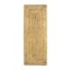 Corridor carpet in jute 45x120 cm
