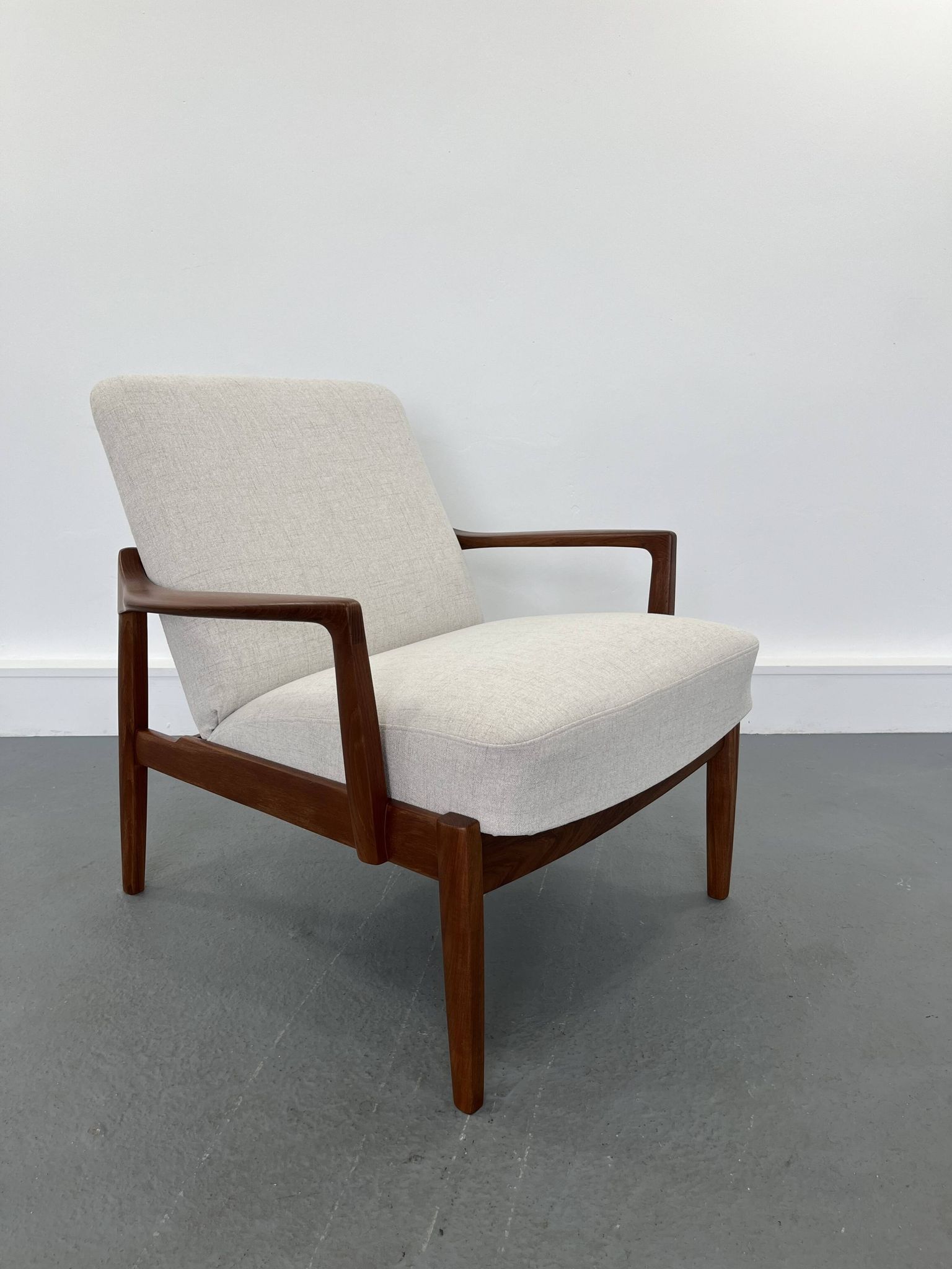 Fauteuil lounge vintage danois en teck, 1970