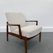 Fauteuil lounge vintage danois en teck, 1970