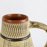 Vintage Ceramic Vase, West Germany, German pottery, Boho, Mid Century
