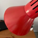 Vintage brick red architect lamp