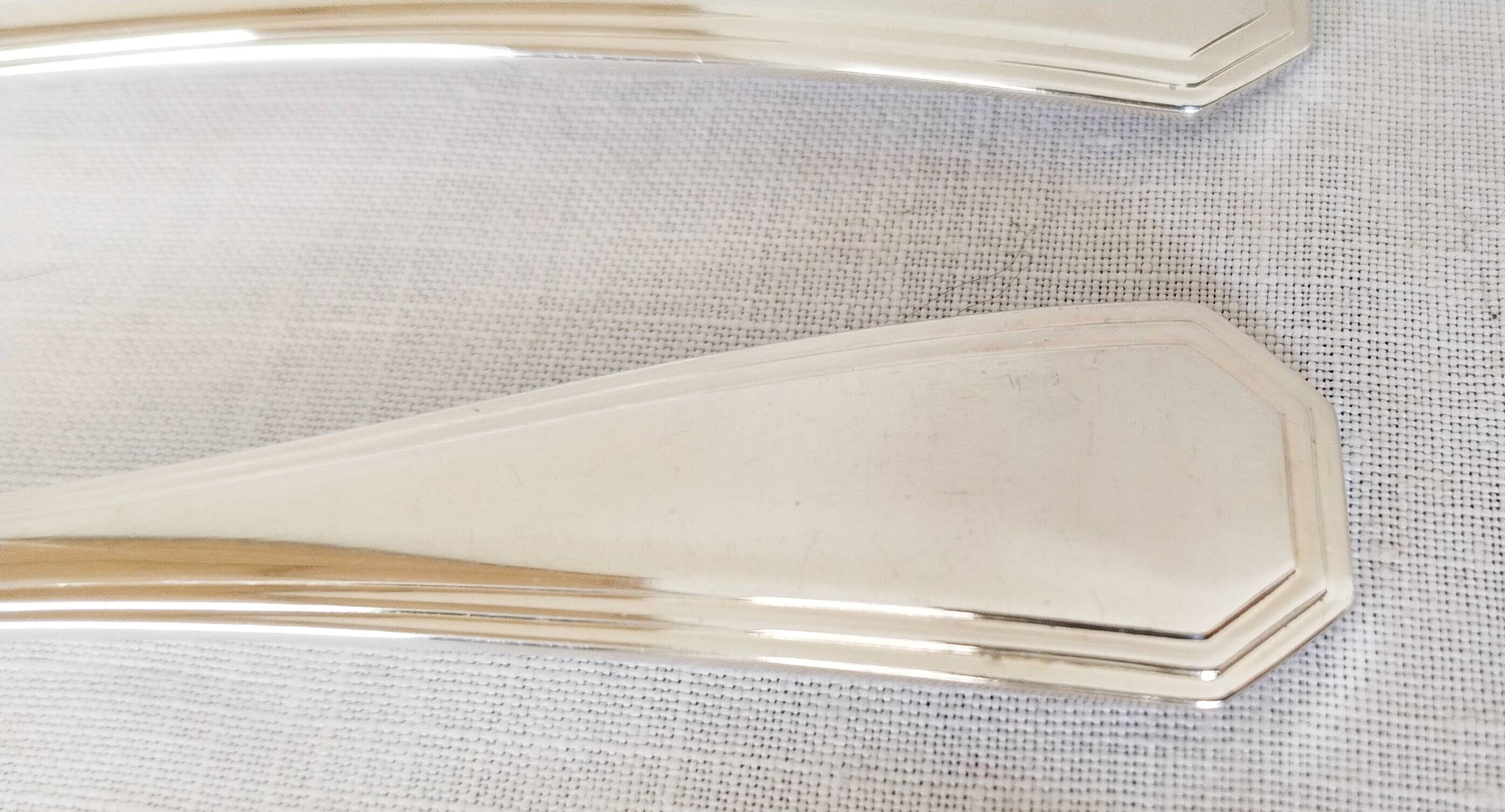 Cake or dessert forks, Christofle, America, silver-plated metal