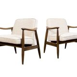 Pair of GFM-87 armchairs by Juliusz Kędziorek, GFM, Poland, 1960s