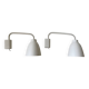 Lot de 2 appliques Fritz Hansen Caravaggio Read – Blanc – Design danois