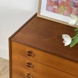 Scandinavian teak chest of drawers