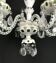 Lustre verre overlay blanc