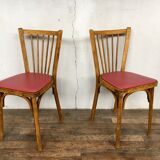 Pair of baumann bistro chairs