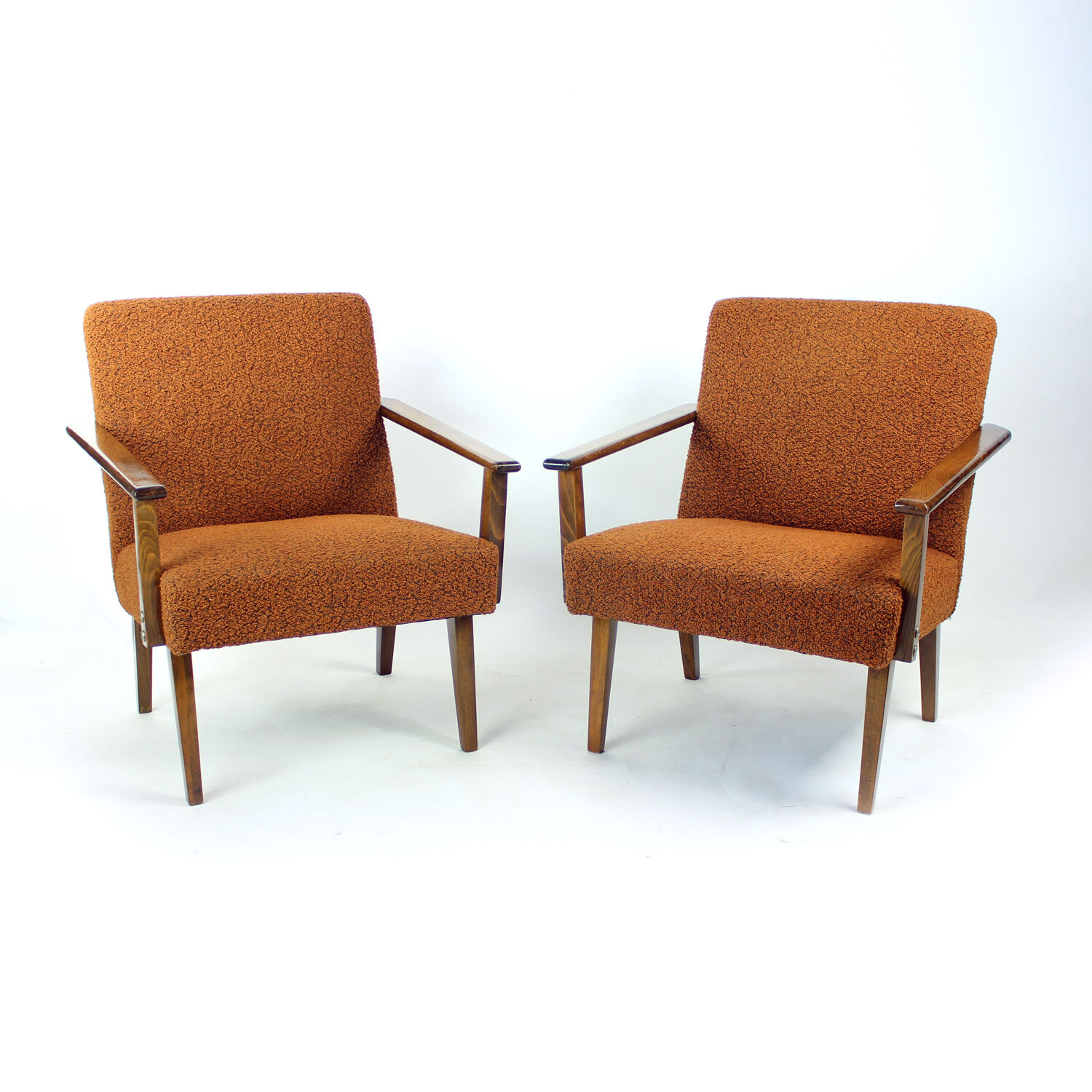 Pair Of Mid Century Modern Armchairs By Tatra Czechoslovakia, 1960s