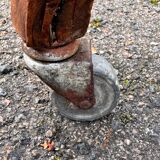 Ancienne jardinière d’intérieur sur roulettes