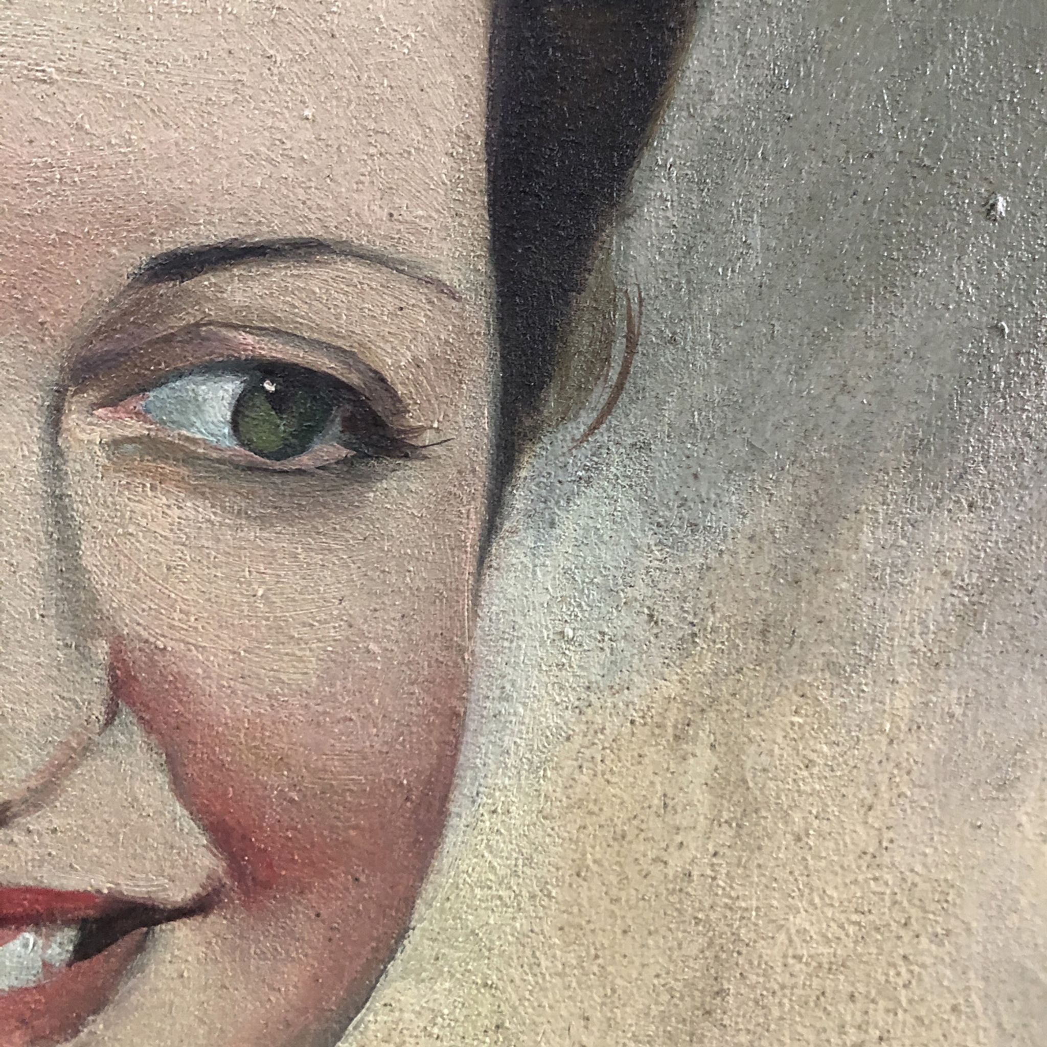 Painting "The young woman of 1946"
