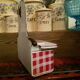 Enamelled sheet metal matchbox
