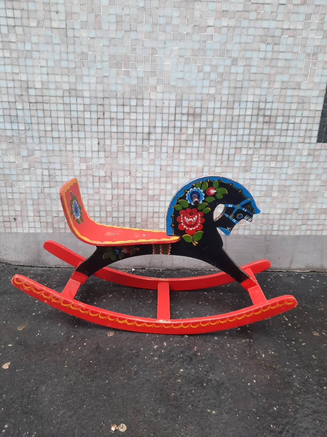 Vintage rocking horse