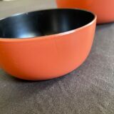 Pull-out boxes in bakelite lacquered 70s