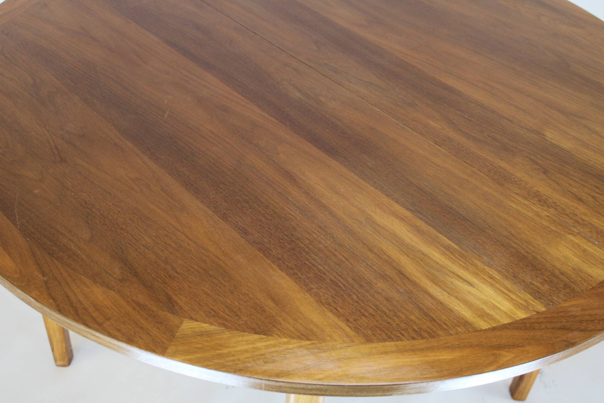 Vintage round teak dining table 4 feet diameter 110 cm Denmark