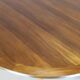 Vintage round teak dining table 4 feet diameter 110 cm Denmark