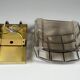 60s 70s Wall Lamp Wall Sconce Glashütte Limburg Germany Glass & Metal