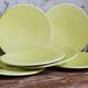 Six vintage Czech ceramic dessert plates