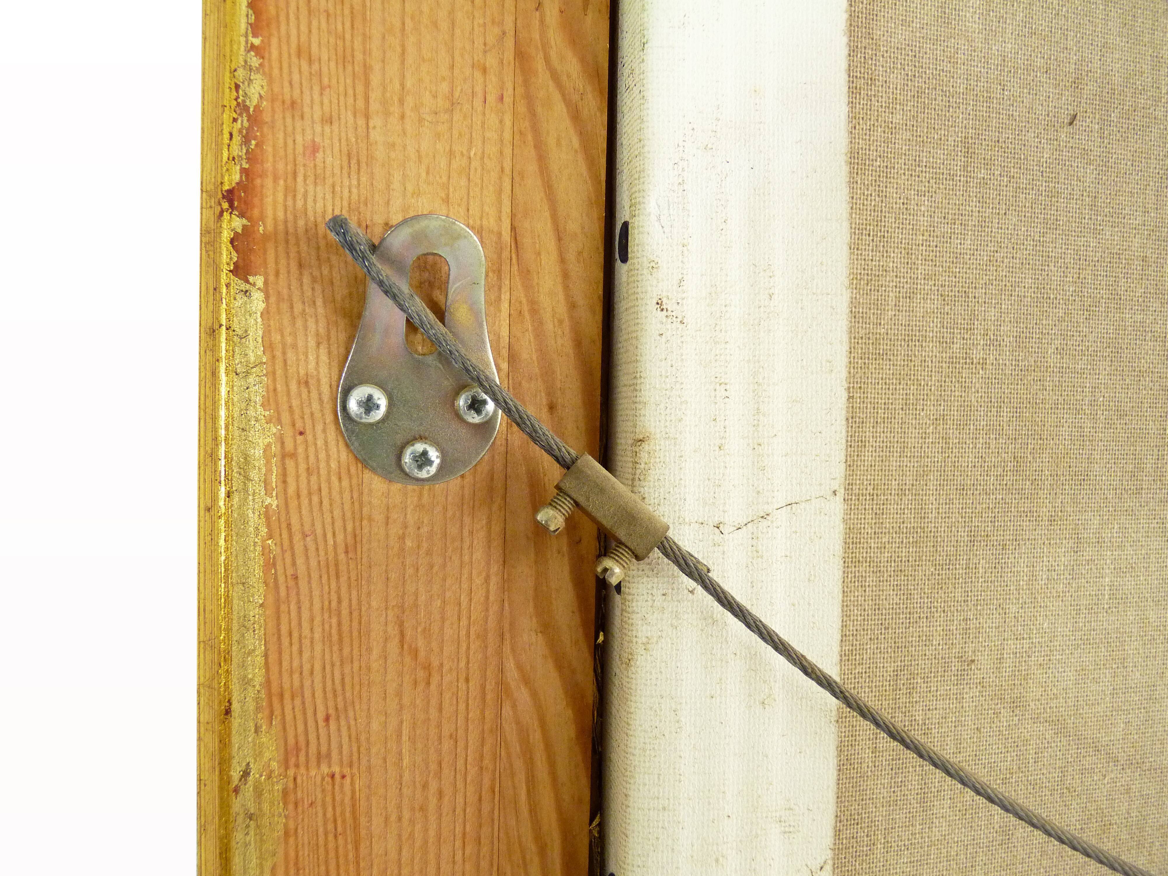 Great oil on canvas by Jeanne Piquemal. Ariegean painter. Year 50 70