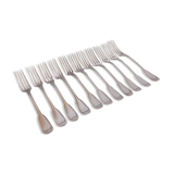 Antique forks silver metal service model to net