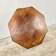 Breton octagonal oak table from the 20s and 30s