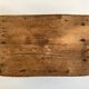 Small farm bench in pitchpin folk art 1900