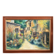 Expressionist Oil Painting Table Village Flowers Southern Camp Pro
