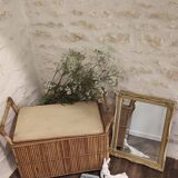 Rattan storage chest