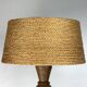 Lampe de table moderniste en bois tourné dans le style de Charles Dudouyt, France années 1940