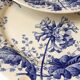 Ironstone plate Creil and Montereau primrose decoration 19th century