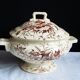 Vintage Longchamp soup tureen, vegetable dish, centre table decor.