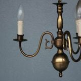 Lustre hollandais en bronze 3 branches