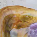 Fruit dish in slip, Sarreguemines earthenware