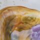 Fruit dish in slip, Sarreguemines earthenware
