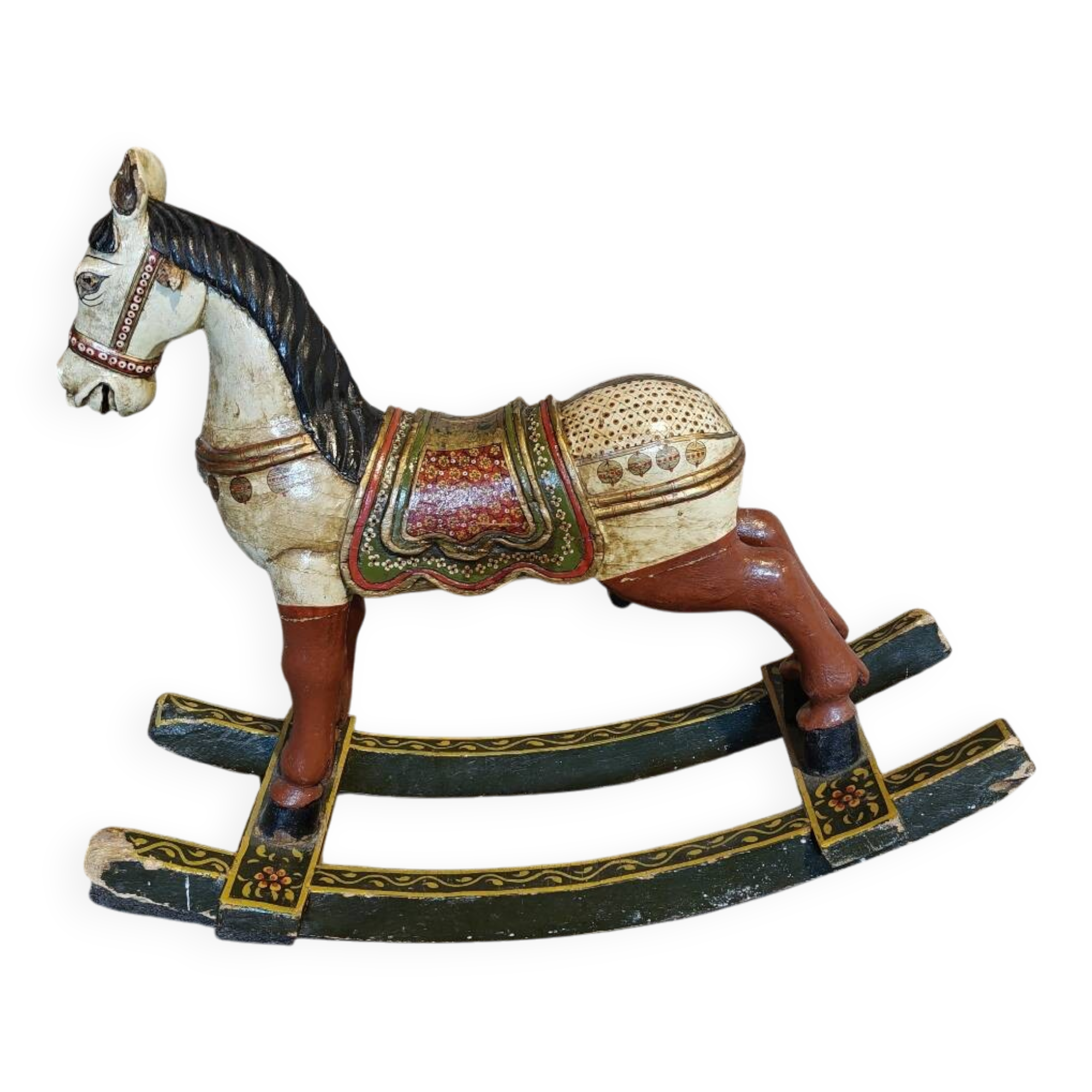 Antique rocking horse