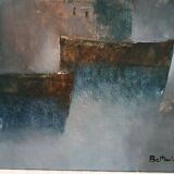 Oil painting on canvas - Marine - 1976 Lido Bettarini canvas 70x50 cm